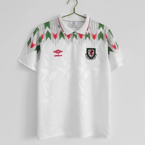 1990-92 Wales Away Retro Jersey/90-92 威尔士客场
