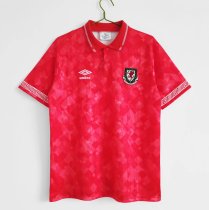1990-92 Wales Home Retro Jersey/90-92 威尔士主场