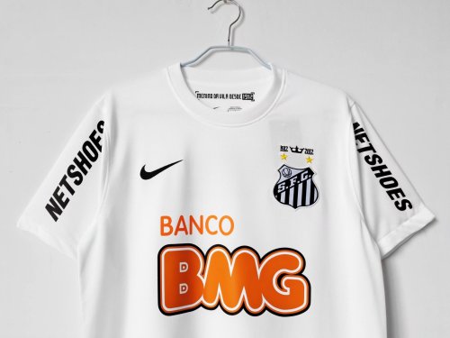 2013 Santos Home Retro Jersey/2013 桑托斯主场（无肩部广告款式）