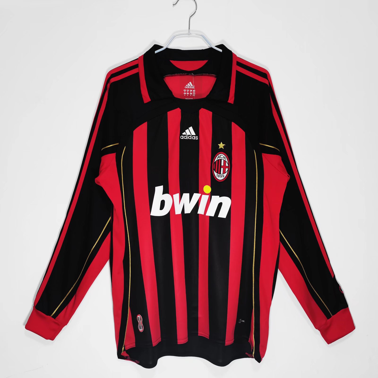 2006-07 AC Milan Home Long Sleeve Retro Jersey