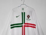 2012-13 Portugal Away Long Sleeve Retro Jersey/12-13 葡萄牙客场长袖