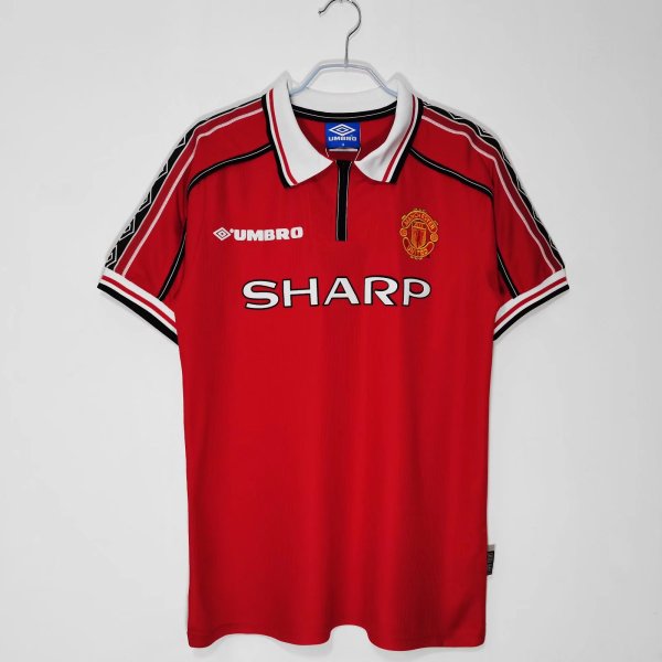 98-99 Manchester United Home Retro Jersey/98-99曼联主场