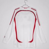 2006-07 AC Milan Away Long Sleeve Retro Jersey/06-07 AC米兰客场长袖