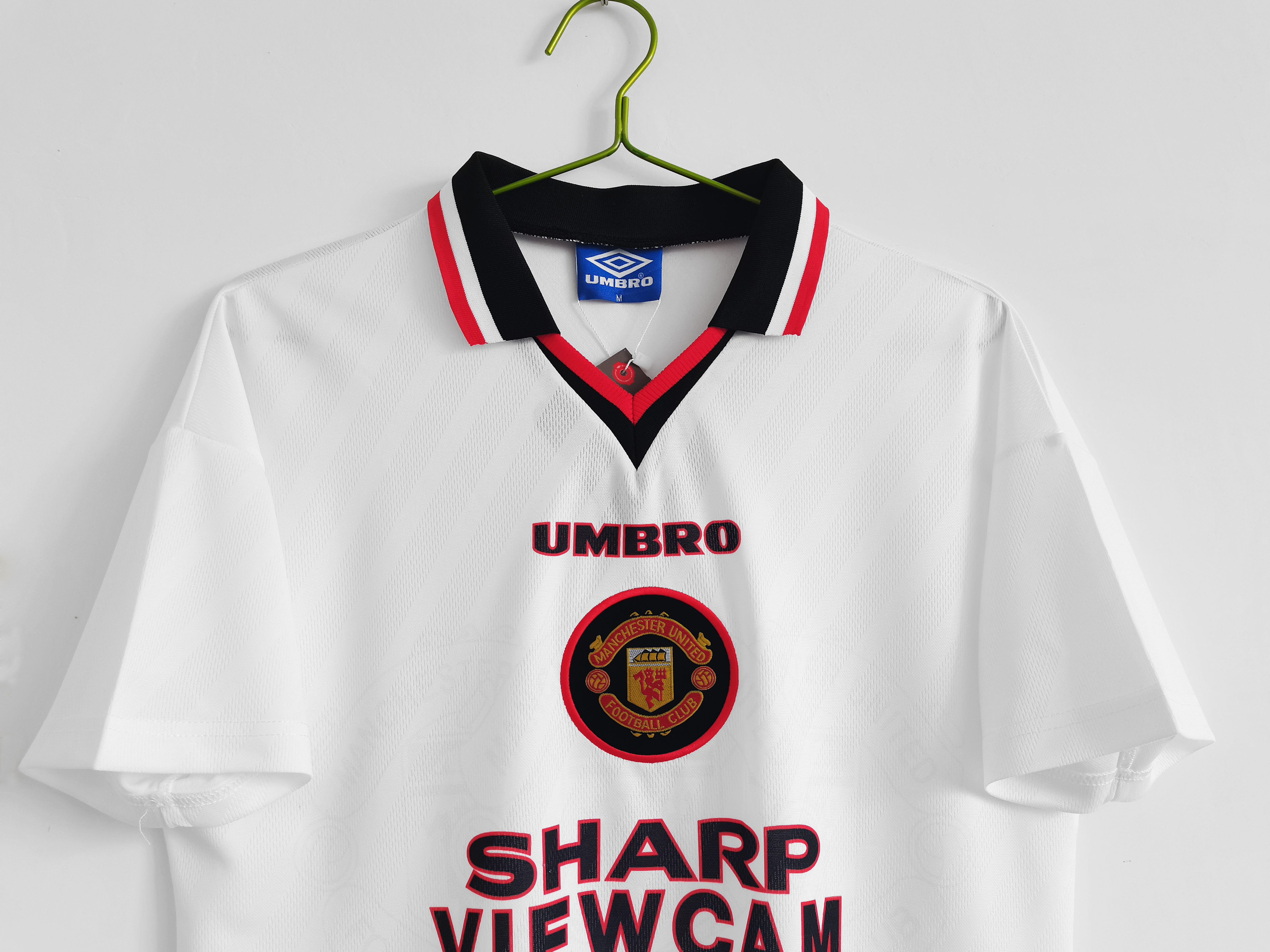 ウェア Manchester United 1996/97 Away Uniform 1996-97 Manchester United Away Retro Jersey