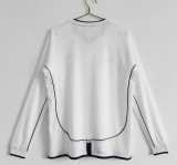 2002 England Home Long Sleeve Retro Jersey/2002 英格兰主场长袖