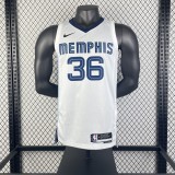 2023 Grizzlies Home 36# SMART NBA Jersey