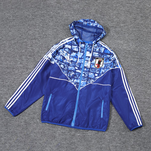 2023 Japan Player Hooded Windbreaker S-XXL/2023日本球员版防风衣