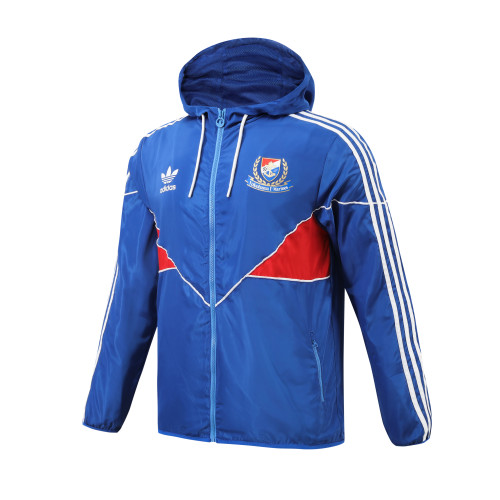 2023 Yokohama F. Marinos Player Hooded Windbreaker S-XXL/2023横滨水手球员版防风衣