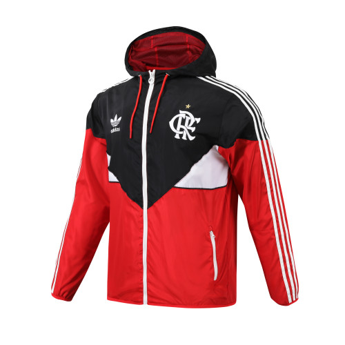 2023 Flamengo Player Hooded Windbreaker S-XXL/2023弗拉门戈球员版防风衣