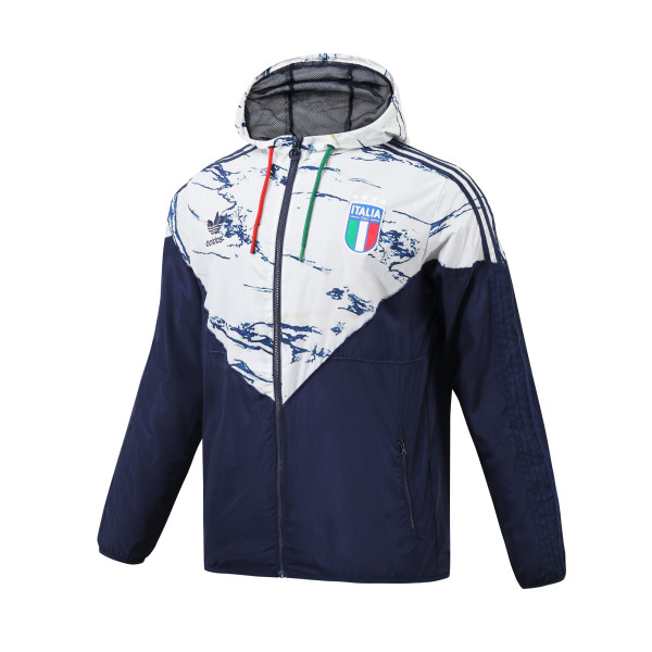 2023 Italy Player Hooded Windbreaker S-XXL/2023意大利球员版防风衣