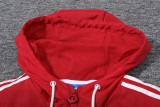 2023 Manchester United Player Hooded Windbreaker S-XXL/2023曼联红黑色球员版防风衣
