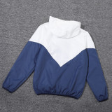 2023 Real Madrid Player Hooded Windbreaker S-XXL/2023皇马白色球员版防风衣