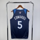 2023 Timberwolves Away NBA Jersey /23赛季森林狼队客场藏蓝色