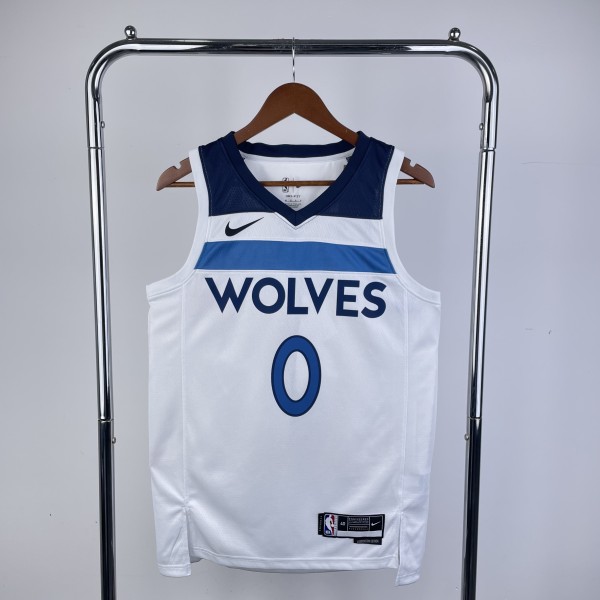 2023 Timberwolves Home NBA Jersey /23赛季森林狼队主场白色