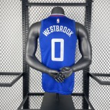2023 Clippers Away NBA Jersey /23赛季快船队客场蓝色