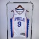2023 76ers Home 9# OUBRE JR. NBA Jersey/23赛季76人队主场白色9号乌布雷
