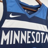 2023 Timberwolves Away NBA Jersey /23赛季森林狼队客场藏蓝色
