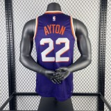 2024 Phoenix Suns Away NBA Jersey/24赛季太阳队客场紫色