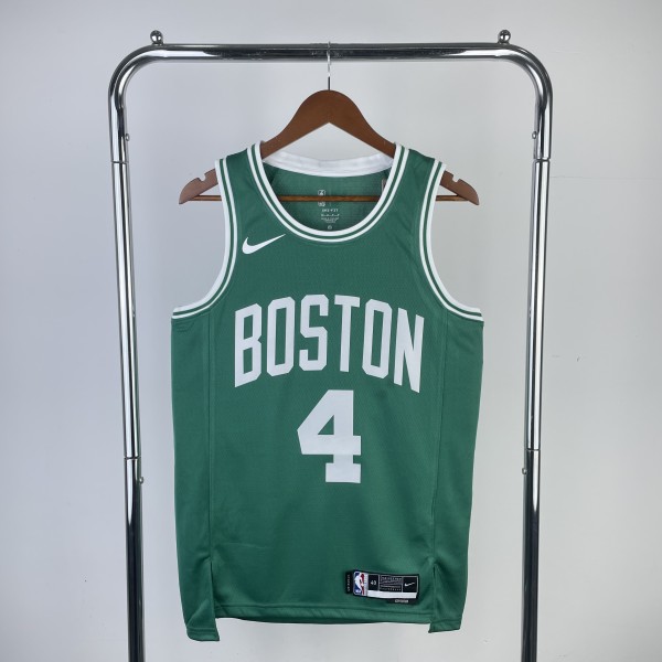 2023 Boston Celtics Away 4# HOLIDAY NBA Jersey/23赛季凯尔特人客场绿色4号霍乐迪