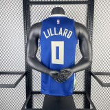 2023 Milwaukee Bucks City Edition NBA Jersey/23赛季雄鹿队城市版0号利拉德