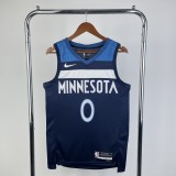 2023 Timberwolves Away NBA Jersey /23赛季森林狼队客场藏蓝色