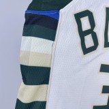 2023 Bucks Home NBA Jersey/23赛季雄鹿队主场白色