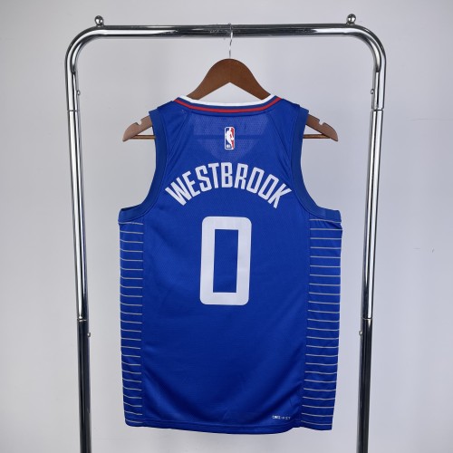2023 Clippers Away NBA Jersey /23赛季快船队客场蓝色