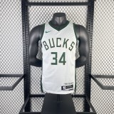 2023 Bucks Home NBA Jersey/23赛季雄鹿队主场白色
