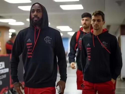 2023 Flamengo Fleece Hoodie/2023弗拉门戈加绒刺绣胸前广告