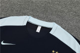 24-25 France Short Sleeve Training Suit/24-25短袖训练服法国宝蓝色