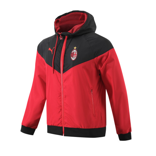2023 AC Milan Player Hooded Windbreaker S-XXL/2023AC米兰球员版风衣