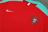 24-25 Portugal Short Sleeve Training Suit/24-25短袖训练服葡萄牙红色