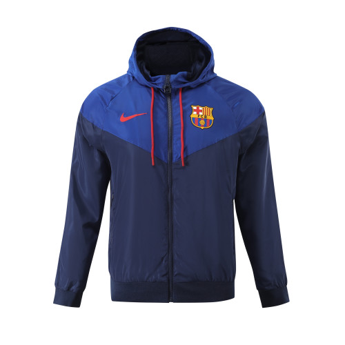 2023 Barcelona Player Hooded Windbreaker S-XXL/2023巴萨球员版风衣