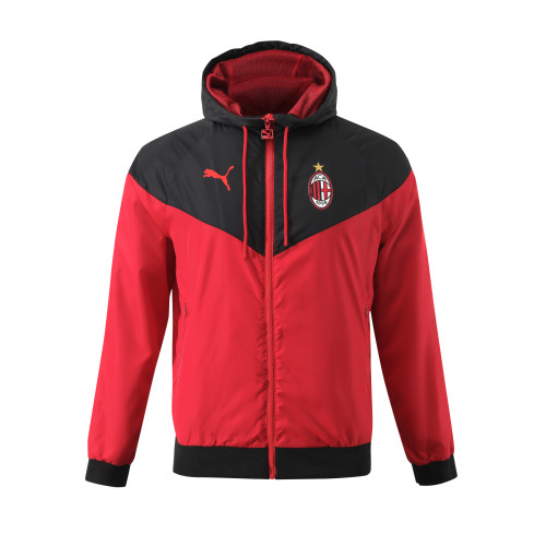 2023 AC Milan Player Hooded Windbreaker S-XXL/2023AC米兰球员版风衣