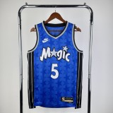 23-24 Orlando Magic Classic Edition Paolo Banchero #5 Swingman NBA Jersey/24赛季魔术队复古5号班凯罗
