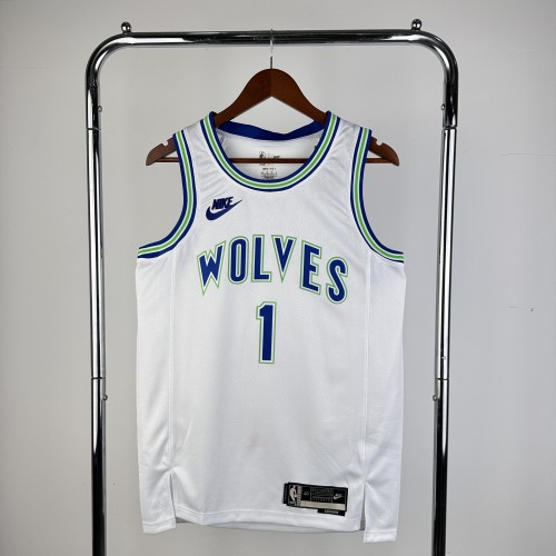 23-24 Minnesota Timberwolves Classic Edition ANDERSON #1 Swingman NBA Jersey/24赛季森林狼复古1号