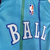 23-24 Charlotte Hornets Classic Edition LaMelo Ball #1 Swingman NBA Jersey/24赛季黄蜂队复古1号鲍尔
