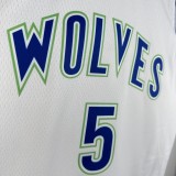 23-24 Minnesota Timberwolves Classic Edition EDWARDS #5 Swingman NBA Jersey/24赛季森林狼复古5号