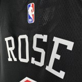 23-24 Chicago Bulls City Edition Derrick Rose #1 Swingman NBA Jersey/24赛季公牛队城市版1号罗斯
