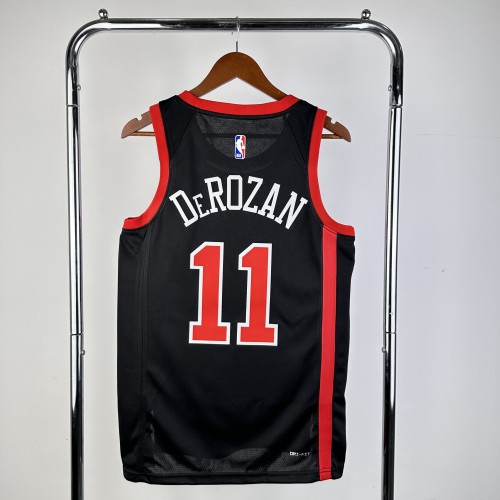 23-24 Chicago Bulls City Edition DeMar DeRozan #11 Swingman NBA Jersey/24赛季公牛队城市版11号德罗赞