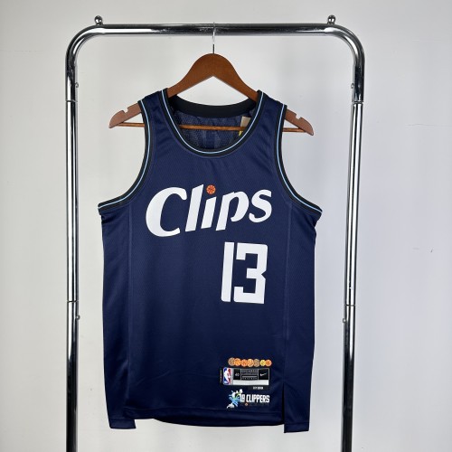 23-24 LA Clippers City Edition Paul George #13 Swingman NBA Jersey/24赛季快船队城市版13号乔治
