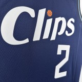 23-24 LA Clippers City Edition Kawhi Leonard #2 Swingman NBA Jersey/24赛季快船队城市版2号伦纳德