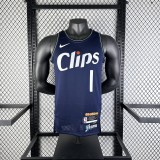 23-24 LA Clippers City Edition James Harden #1 Swingman NBA Jersey/24赛季快船队城市版1号哈登