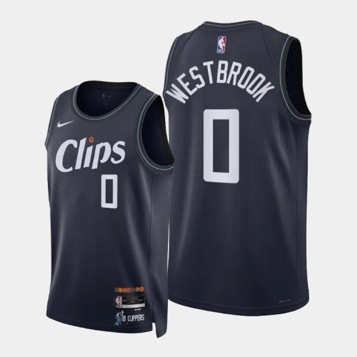 23-24 LA Clippers City Edition Russell Westbrook #0 Swingman NBA Jersey/24赛季快船队城市版0号威少
