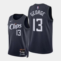 23-24 LA Clippers City Edition Paul George #13 Swingman NBA Jersey/24赛季快船队城市版13号乔治