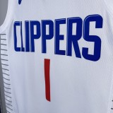 23-24 LA Clippers Home James Harden #1 Swingman NBA Jersey/23赛季快船队主场白色1号哈登