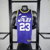 23-24 Utah Jazz Classic Edition Lauri Markkanen #23 Swingman NBA Jersey/24赛季爵士队复古23号马尔卡宁