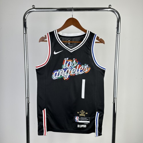 2023 LA Clippers City Edition James Harden #1 Swingman NBA Jersey/23赛季快船队城市版1号哈登