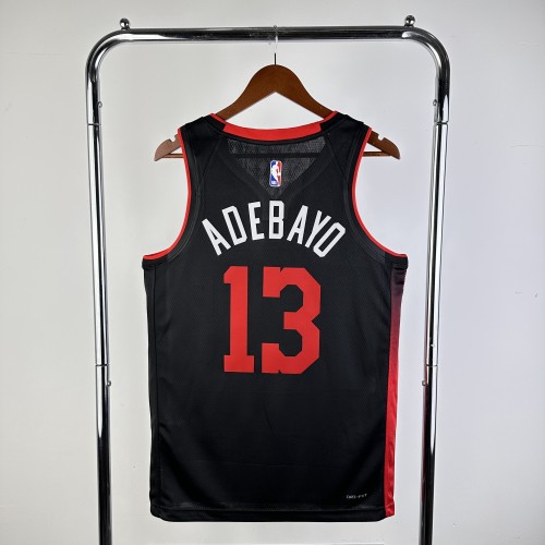 23-24 Miami Heat City Edition Adebayo #13 NBA Swingman Jersey/24热火队城市版13号阿德巴约
