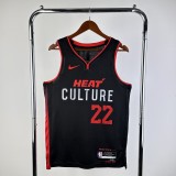 23-24 Miami Heat City Edition Butler #22 NBA Swingman Jersey/24热火队城市版22号巴特勒